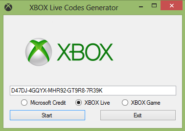 Free Xbox Live Code Generator No Download